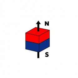 Magnet puternic neodim cub 10x10mm cu suprafata nichelata