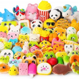 Pachet 30 piese , jucarii Squishy breloc cu revenire lenta