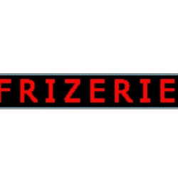 Panou Led de Exterior Programabil/Reclama Luminoasa 100x40 Text Rosu pentru FRIZERIE