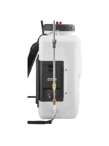 Pompa de stropit electrica Parkside Performance 20 V, PRDSP 20-Li 16 l, 2-6 bar presiune lucru, lance telescopica din otel inoxidabil, patru duze, fara baterie si incarcator