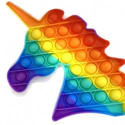 POP It Unicorn Jucarie Finger Curcubeu