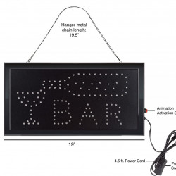 Reclama Text LED - BAR / animatie luminoasa dinamica NOU