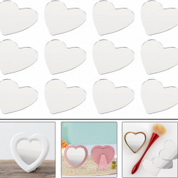 Set 100 Oglinzi Acrilice Autoadezive, Model INIMA , 4x4 cm, Silver - Ideale pentru decorarea peretilor