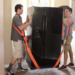 Set 2 curele pentru ridicat si transportat mobilier, cu lungime reglabila, rezistenta 1000kg,