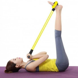Banda elastica multifunctionala tonifiere brate /abdomen / piept / picioare Negru