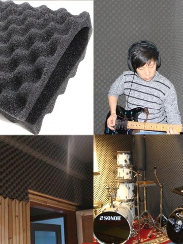 Burete acustic & izolator fonic 200x100x2cm pentru Studio, Cinema, Home Cinema, Club, Bar, Restaurant, Birouri, Locuinte, Boxe si incinte.