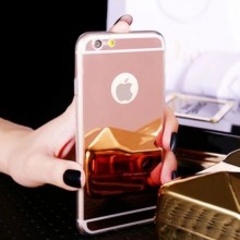 Husa Apple iPhone 7, Elegance Luxury tip oglinda Rose-Gold