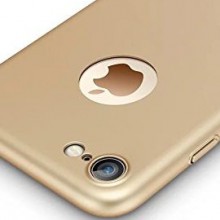 Husa Apple iPhone 8, FullBody Elegance Luxury iPaky Gold, acoperire completa 360 grade cu folie de sticla gratis