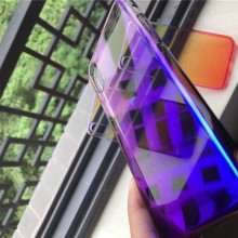 Husa Apple iPhone 8, Gradient Color Cameleon Albastru-Galben