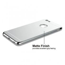 Husa Apple iPhone 8 Plus, Elegance Luxury 3in1 Argintiu - Img 3