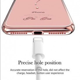 Husa Kingxbar pentru Apple iPhone X design Cristale Swarovski - Rose-Gold
