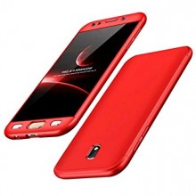 Husa Samsung Galaxy J5 2017, FullBody Elegance Luxury Red, acoperire completa 360 grade cu folie de sticla gratis