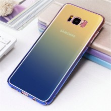 Husa Samsung Galaxy S9 , Gradient Color Cameleon Albastru-Galben