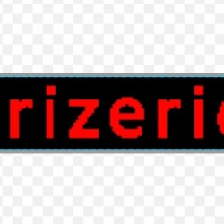 Panou Led de Exterior Programabil/Reclama Luminoasa 100x40 Text Rosu pentru FRIZERIE