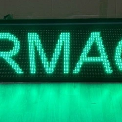 Panou Led de Exterior Programabil/Reclama Luminoasa 100x40 VERDE ideala pentru FARMACIE - Img 5