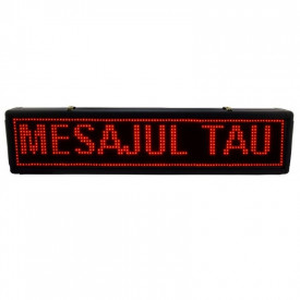 Panou Led de Exterior Programabil/Reclama Luminoasa 200x40 FATA DUBLA ROSU