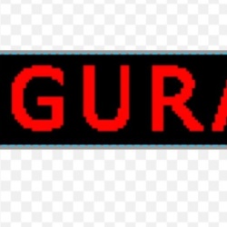 Panou Led de Exterior Programabil/Reclama Luminoasa 200x40cm Text Rosu ASIGURARI