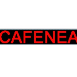 Panou Led de Exterior WIFI Programabil/Reclama Luminoasa 100x20 ROSU ideala pentru CAFENEA