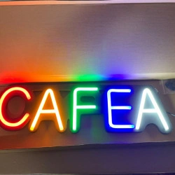 Reclama Luminoasa Neon LED "CAFEA" – Atrage Clientii Instant!