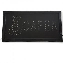 Reclama Text LED - Cafea / animatie luminoasa dinamica - ideala pentru spatii comerciale