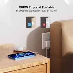 Set Incarcator Fast Charge 50W cu doua porturi pentru APPLE
