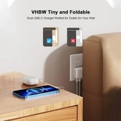 Set Incarcator Fast Charge 50W cu doua porturi pentru APPLE - Img 2