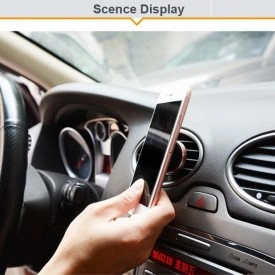 Suport auto magnetic gold pentru telefoane mobile, prindere la ventilatie ! - Img 5