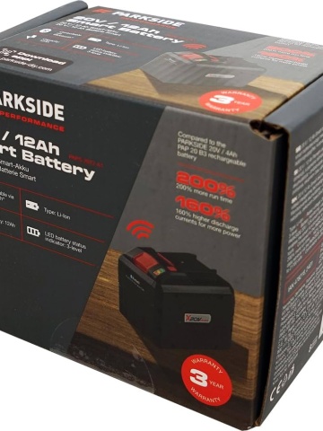 Acumulator inteligent Parkside Performance Smart PAPS20V / 12Ah