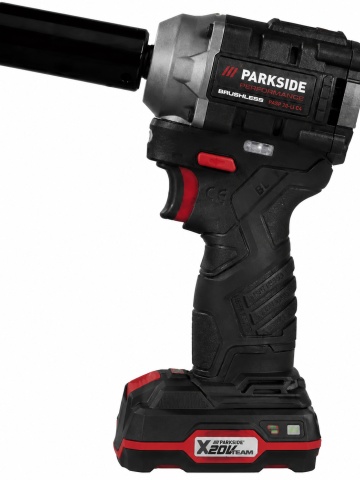 Cheie de impact pe acumulator PARKSIDE PERFORMANCE® 12V cu baterie si incarcator 20V-2Ah