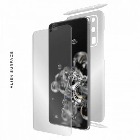 Folie Alien Surface HD, Samsung GALAXY S20 Ultra fata, spate, laterale + Alien Fiber Cadou