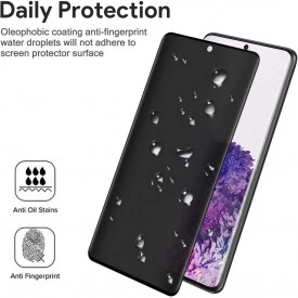 Folie de sticla Samsung Galaxy S20 Ultra, Privacy Glass, folie securizata duritate 9H