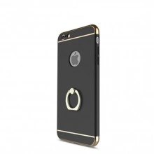 Husa Apple iPhone 6 Plus/6S Plus, Elegance Luxury 3in1 Ring Black