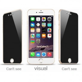 Husa Apple iPhone 8 Magnetica cu spate din sticla securizata si folie privacy pentru ecran, Perfect Fit - Img 3