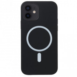 Husa Compatibila cu Apple iPhone 12 PRO MAX Perfect Fit Silicon TPU Slim Antisoc NEAGRA - cu incarcare wireless