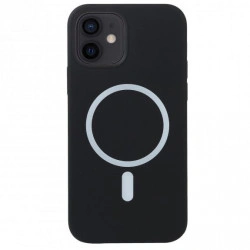 Husa Compatibila cu Apple iPhone 12 PRO MAX Perfect Fit Silicon TPU Slim Antisoc NEAGRA - cu incarcare wireless
