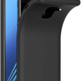 Husa Samsung Galaxy A8 2018, slim antisoc Negru
