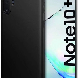 Husa Samsung Galaxy Note 10 Plus, silicon slim antisoc Negru