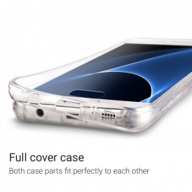 Husa Samsung Galaxy S7 Edge, FullBody ultra slim TPU , acoperire completa 360 grade