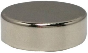 Magnet puternic neodim disc rotund 50x20mm cu suprafata nichelata - Img 2