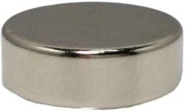 Magnet puternic neodim disc rotund 50x20mm cu suprafata nichelata - Img 2