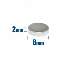 Magnet puternic neodim disc rotund 8x2mm