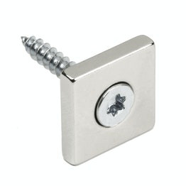 Magnet puternic neodim patrat cu gaura 20mm x 20mm x 4mmMagnet puternic neodim patrat cu gaura 20mm x 20mm x 4mm