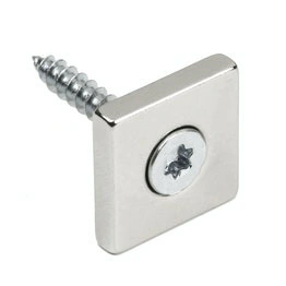 Magnet puternic neodim patrat cu gaura 20mm x 20mm x 4mmMagnet puternic neodim patrat cu gaura 20mm x 20mm x 4mm
