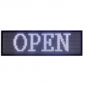Panou Led de Exterior Programabil/Reclama Luminoasa 200x40cm text ALB