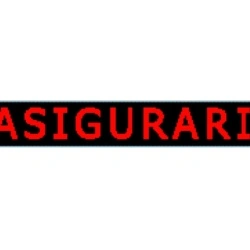 Panou Led de Exterior Programabil/Reclama Luminoasa 200x40cm Text Rosu ASIGURARI