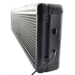 Panou LED exterior programabil și personalizabil, cu afișaj digital și reclamă luminoasă LED. Dimensiuni 70x40 cm, culoare albă. Creșteți-vă vizibilitatea și atrageți mai mulți clienți cu acest panou LED publicitar.
