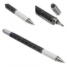 Pix 6 in1 Multifunctional Rigla, 2 Surubelnite, Touchscreen Pen, Nivela cu Bula