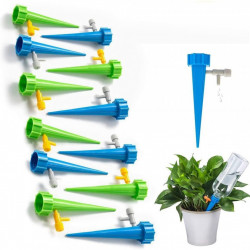 Set picuratoare cu valva pentru irigare plante -Irigator ghiveci - udare plante - 12 buc