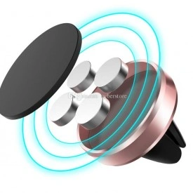 Suport auto magnetic gold pentru telefoane mobile, prindere la ventilatie ! - Img 6