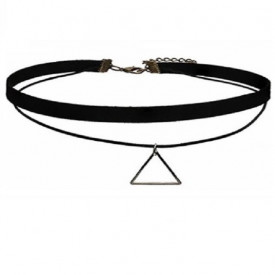 Choker Fashion Black pyramid - Colier elegant pentru gat